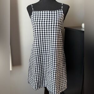 American Eagle Outfitters Black & White Checkered Dress